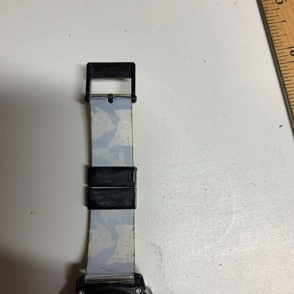 Pokemon Pikachu Quartz Plastic Casual Watch Color Black (Model Pok3041)
